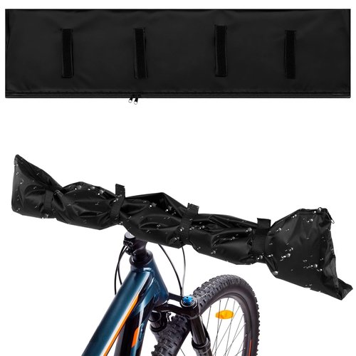 Ebike Handlebar Cover Bike Handlebar Cover Transport Protectors Protective Handle Covers for Bicycle Rain Covers Guard for Ebike Protection Rear Rack, Black