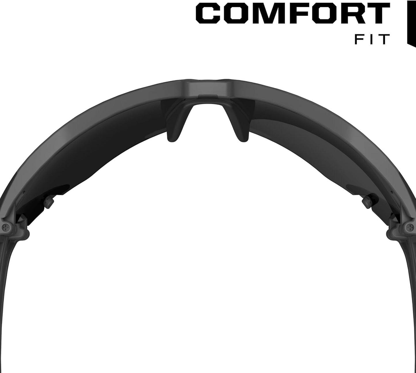 Mechanix Wear Vision Type-V Safety Glasses - Anti-Fog, Scratch Resistant, Lightweight Half Framed Eyewear (Smoke Lens)