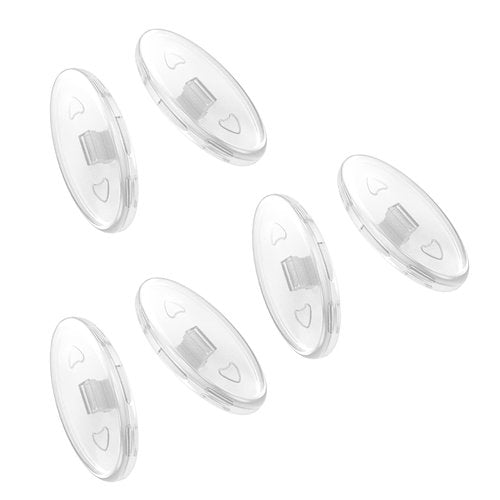 SAUCER Replacement Nose Piece Pads for Oakley Whisker Sunglasses - 3 Pairs