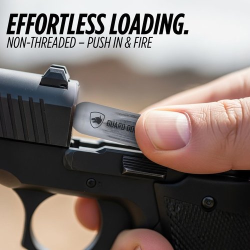 Guard Dog Security CO2 Cartridges - 8g/12g Non-Threaded for BB Guns & Airsoft Pistols | Solid Seal
