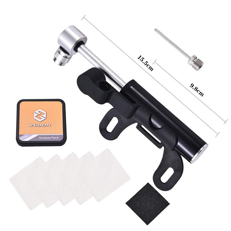 UILB Multi-Function Bike Bicycle Cycling Mechanic Repair Tool Kits with 16-in-1, Bicycle Saddle Bag, Mini Bike Pump 120 PSI & Glue-Less Puncture Kit, Mechanic Portable Tools Bag with All in one