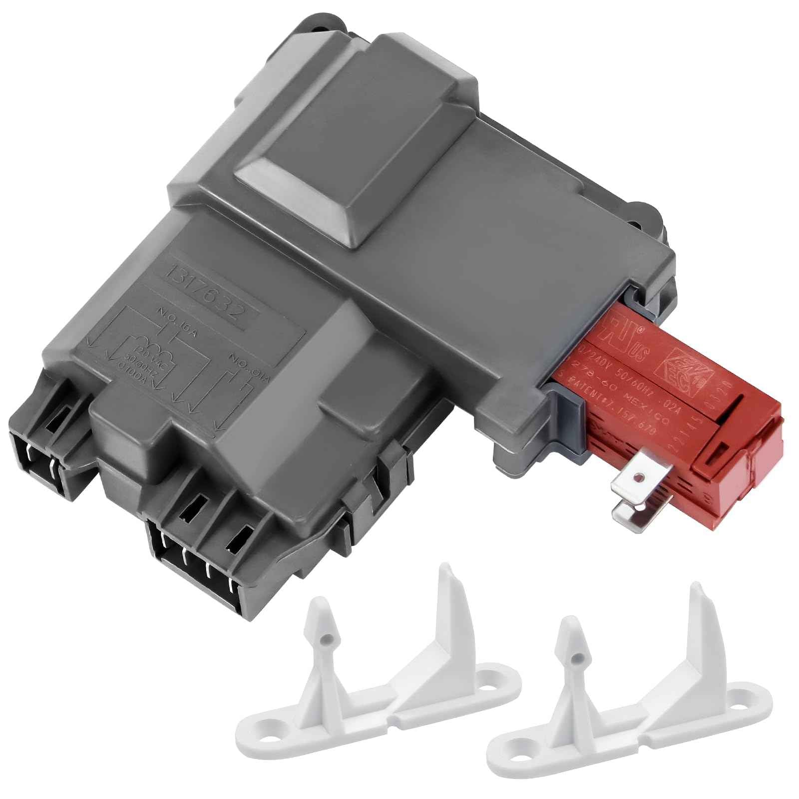 131763256 1317632 131763202 Washer Door Latch Lock 131763310 Washer Door Striker Kit Fit for Frigidaire Kenmore Crosley Electrolux Washer Replace FAFW4011LW0 GLTF2940FS1 by Beaquicy