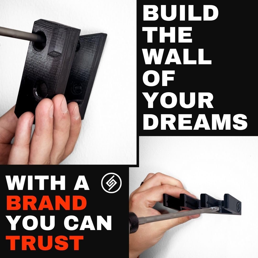 Spartan Mount Compatible with Sig P250 P320 Magazine | Pistol Mag Wall Display Storage Organization System | Unique Low Profile Design | Gun Safe Wall Garage | Gun Room Mounting Solution
