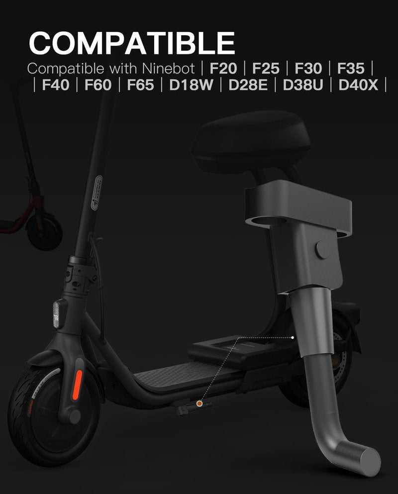 stio Scooter Kickstand Compatible with Segway Ninebot F/D Series KickScooter F40/F30/F25/D18/D28/D38/D40 Side Kick Stand Aluminum Alloy Parking Stand Feet Support Holder Scooter Original Accessories