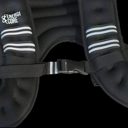 12 lb Weighted Vest for Men & Women – Adjustable Fit Workout Vest for Running, Strength Training & HIIT | Fixed Weight, No-Bounce Design | ENERGI CORE Durable Fitness Gear