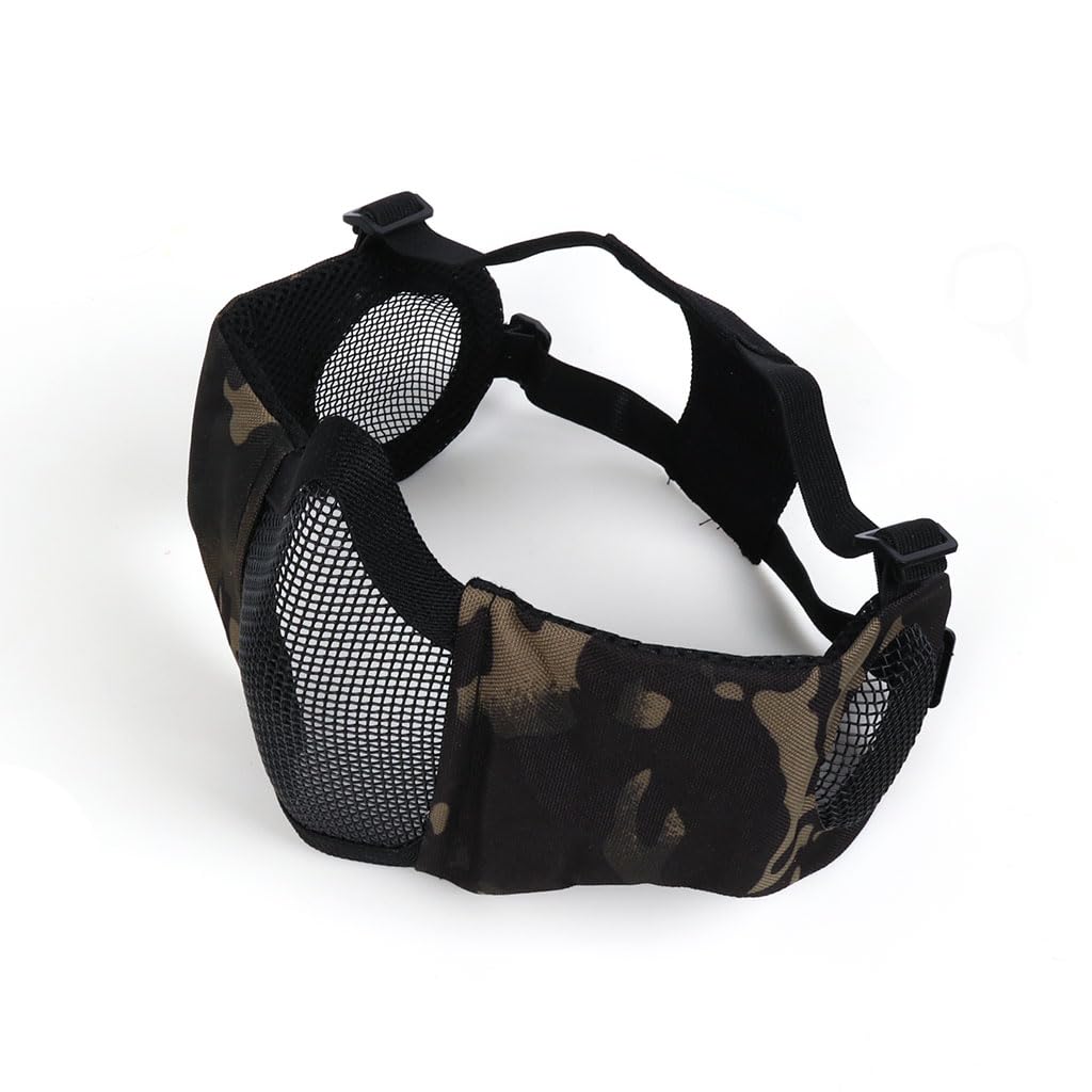 Airsoft Masks，Airsoft Mesh Mask，Airsoft Face Mask，Paintball Mask for The Player who Likes to Shoot and use Sniper-Like Tactics (BCP)