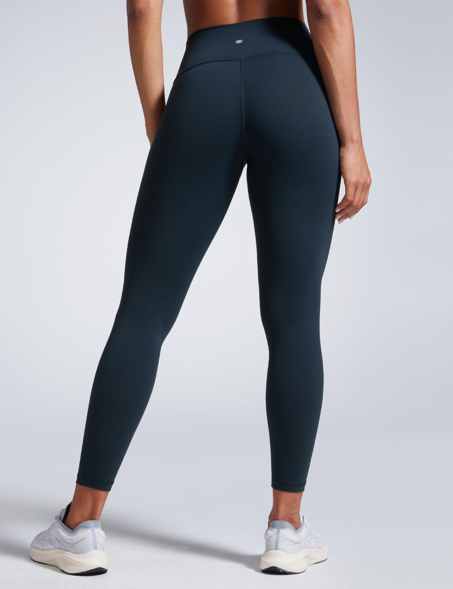 CRZ YOGA Womens Butterbreeze High Waisted Workout Leggings 25'' - Athletic Gym Running Yoga Pants Tummy Control True Navy Medium