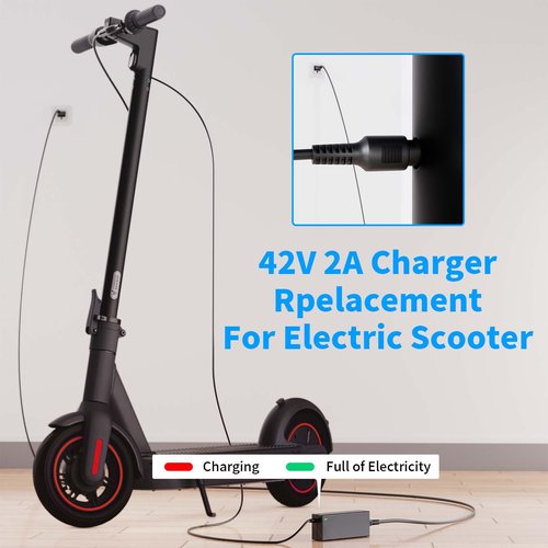 42V 2A Charger Adapter for Apollo Air 2023-2024 E-Scooter (NO FIT 2022 & Older); NAKTO Skylark, Ranger, Ranger Premium for 36V Lithium Battery