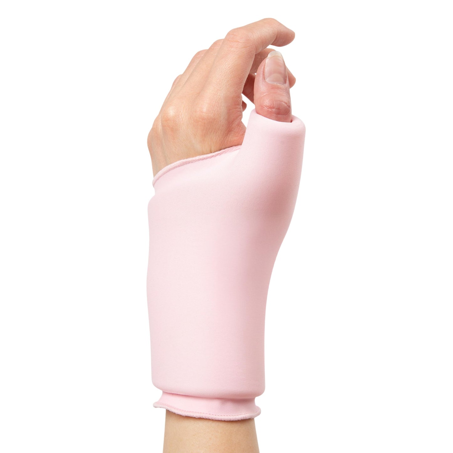 GRACE & ABLE Cooling Compression Sleeve For Thumb and Wrist Pain (Pastel Pink, Small-Medium)