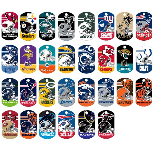 Personalized NFL Dog Tag - Custom Engraved Kansas City Chiefs