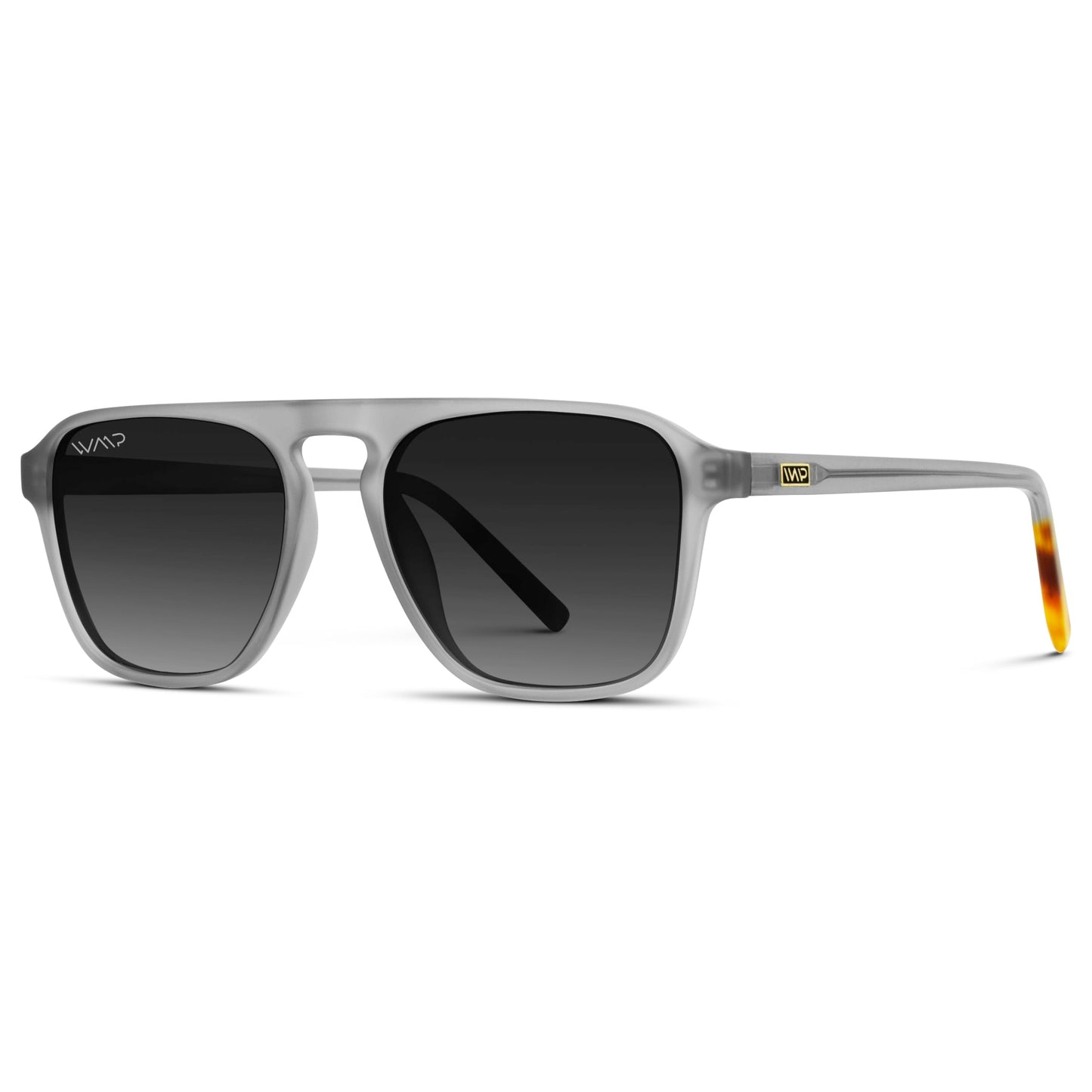WearMe Pro Emerson Men's Polarized Aviator Sunglasses, Square Frame, UV400
