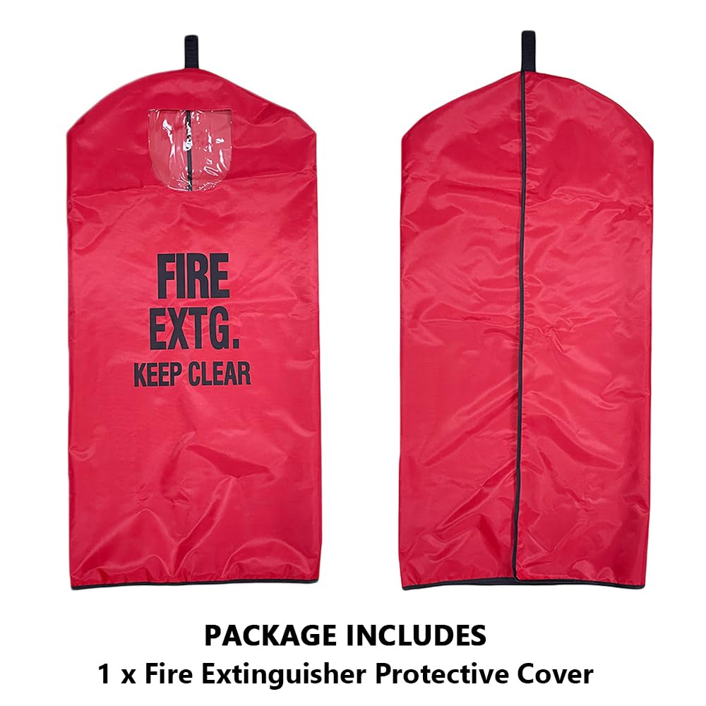 Fire Extinguisher Cover, Heavy Duty Fire Sa-fety Protective Sleeve from scuffs & scratches Accessories,17"Wx22"L, 5 Pcs (5-13LB)