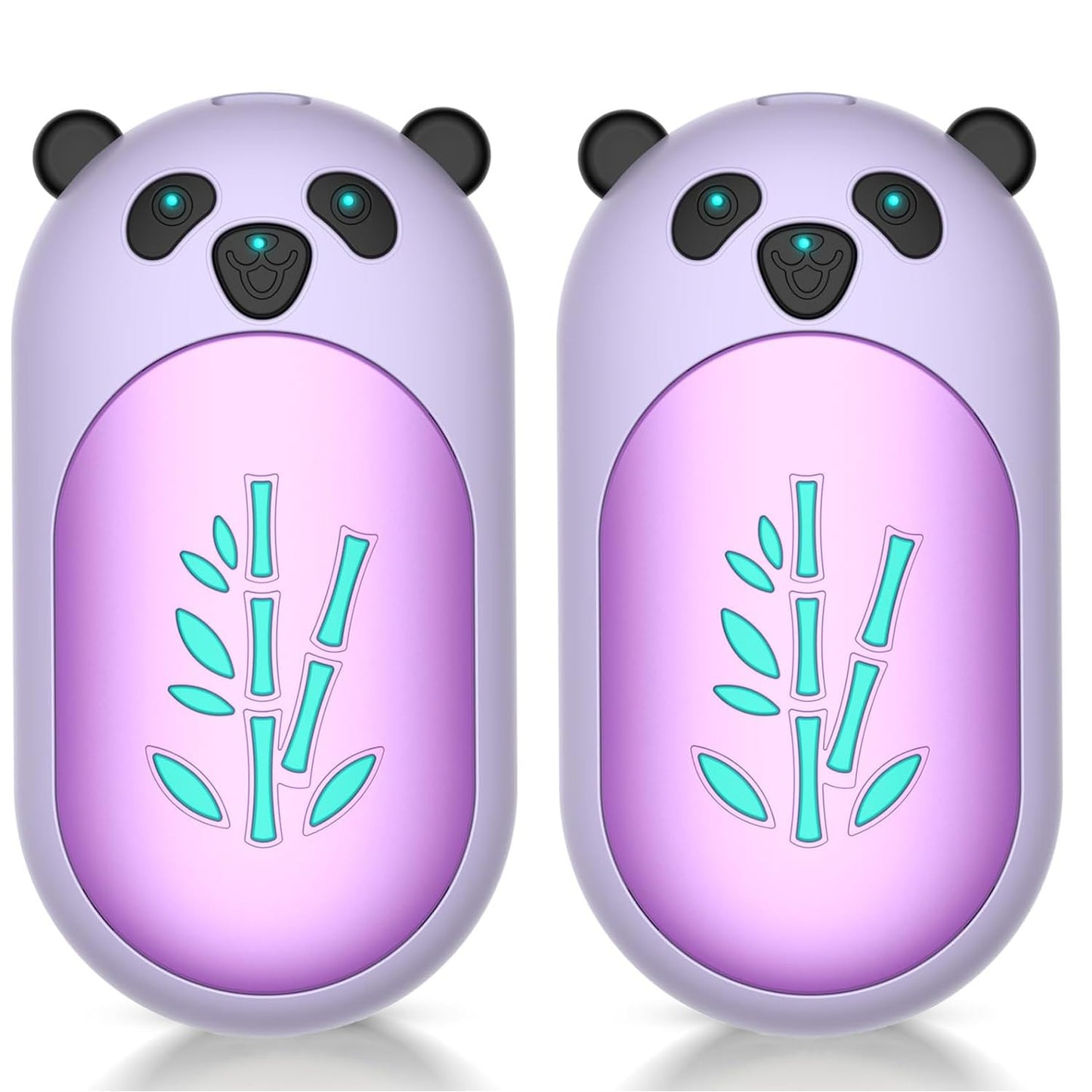 AI Hand Warmers Rechargeable 2 Pack, 6000mAh Electric Hand Warmer Reusable, 20Hrs Long Heating, Portable Pocket Heater Handwarmer for Women Men, Outdoor Camping, Ski Equipment(Purple)