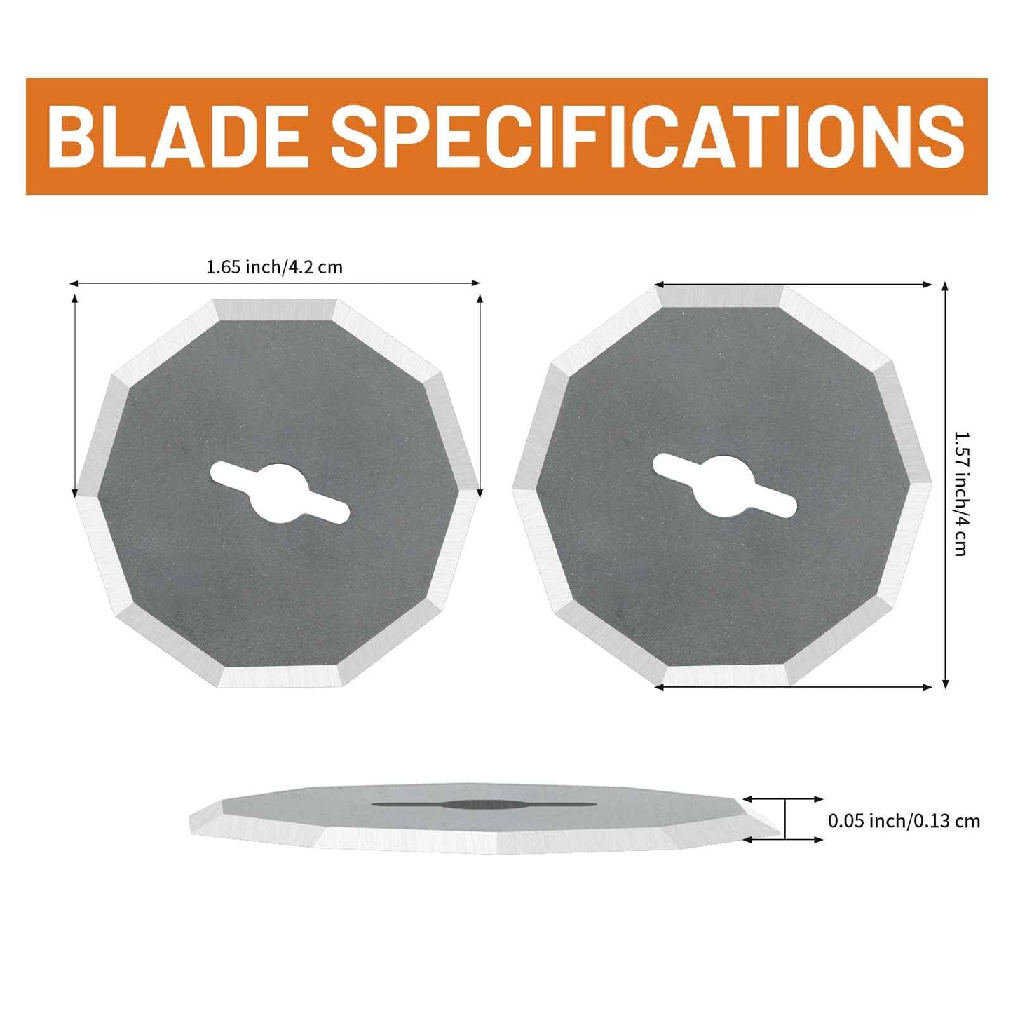 Replacement Blades Compatible with Worx Wx082l 4v Zipsnip Cordless Electric Scissors, WA2300 Replacement Rotary Blades Fit RC2600K,RC2601, RC2602, WX080L, WX081L (6 Pcs)