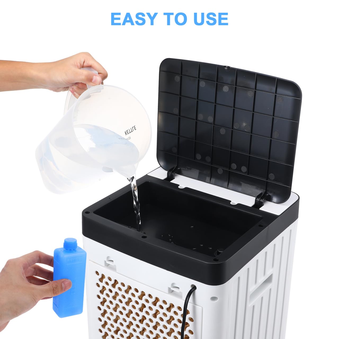 Toddmomy 4pcs Reusable Ice Packs for Coolers, Portable Freezer Packs with Leak-Resistant Lid for Outdoor Camping Food Storage and Lunch Boxes, 4.52X1.57X1.18In