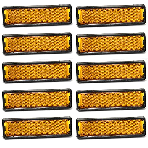 10PCS Bicycle Pedal Reflectors - Night Safety Warning Accessories