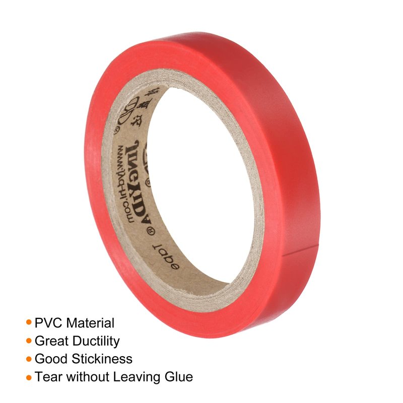 PATIKIL 26Ft Grip Finishing Tape, 8 Pack PVC Racquet Finishing Tapes Racket Accessories Sticky Seal for Tennis Badminton, 7 Colors