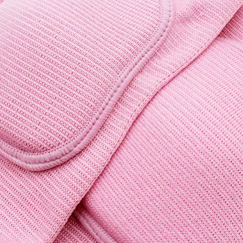 MINILUJIA Kids Pink Breathable Knee Pads XS for Ages 3-5 Sports Support
