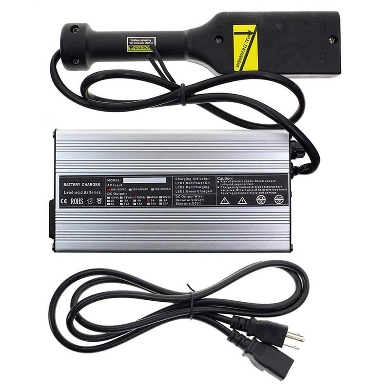 36 Volt 5 Amp Golf Cart Battery Charger Compatible with EZGO Txt Medalist Golf Cart （D Style Plug）
