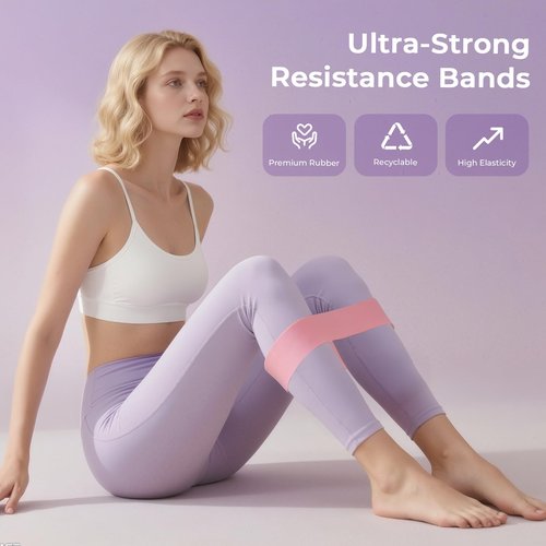 Targeted Training Pilates Kit,Upgraded Pilates Equipment for Women with 14'' Magic Circle,Figure 8 Bands,Pilates Ball & Bands to Firm Core,Thighs,Glutes & Arms at Home - Workout Guide Included