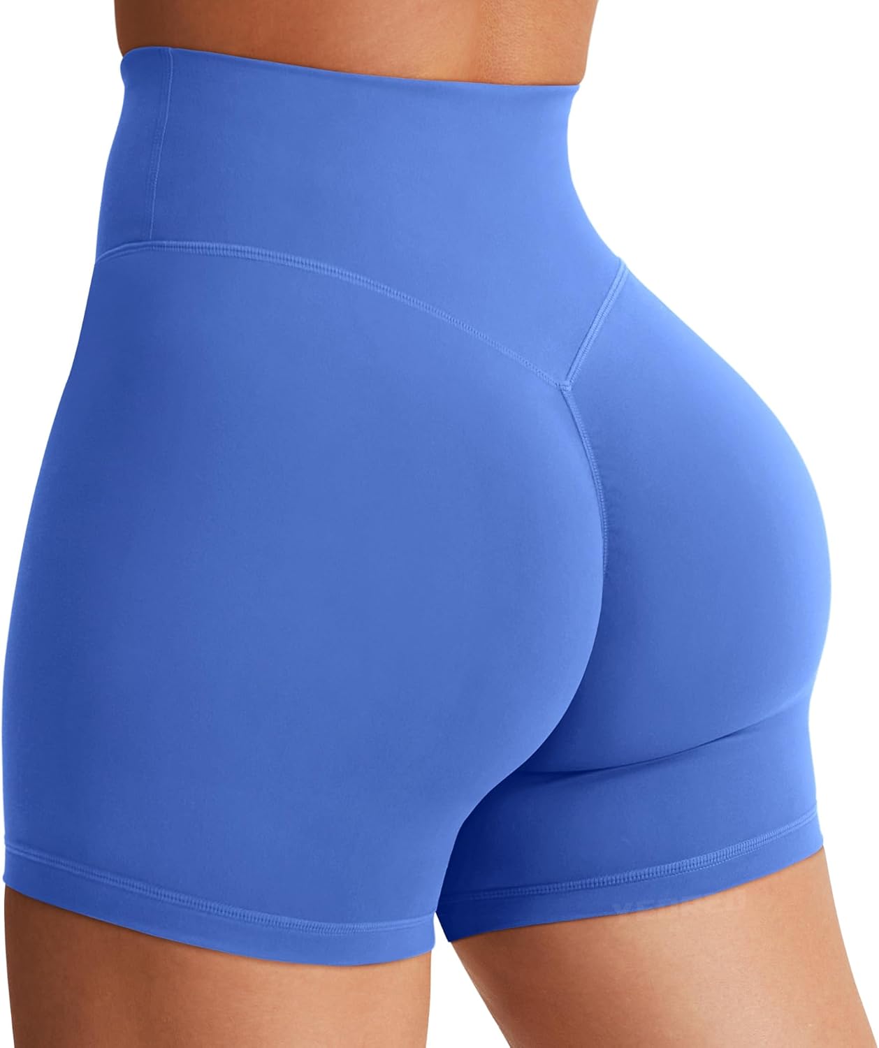YEOREO Women's Biker Shorts - High Waist Tummy Control for Yoga & Running | 3.6"/4.5"/6" Options