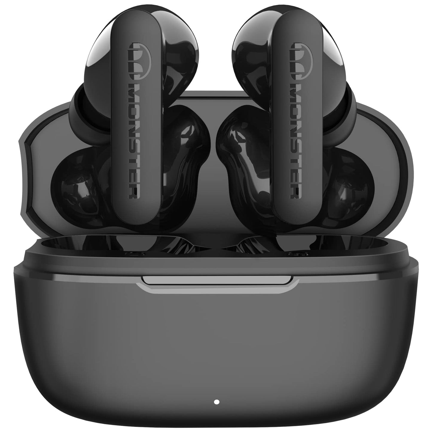 Monster N-Lite Clear Talk Wireless Earbuds Bluetooth 5.3 Headphones with IPX8 Waterproof, CVC 8.0 Noise Reduction, Fast Charging for Sport