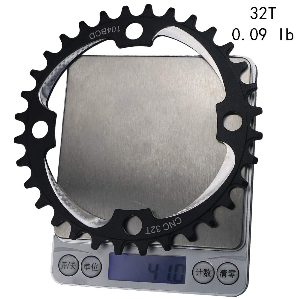 GANOPPER 32T Square Taper Crankset Single Speed Road Bike Crank Set 104 BCD 32 T Mountain Bike 170mm Crankset for MTB 9 10 11 Speed Crankset