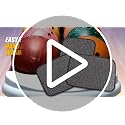 Microfiber Bowling Ball Towels - 3-Pack Shammy Pads - Grey & Black