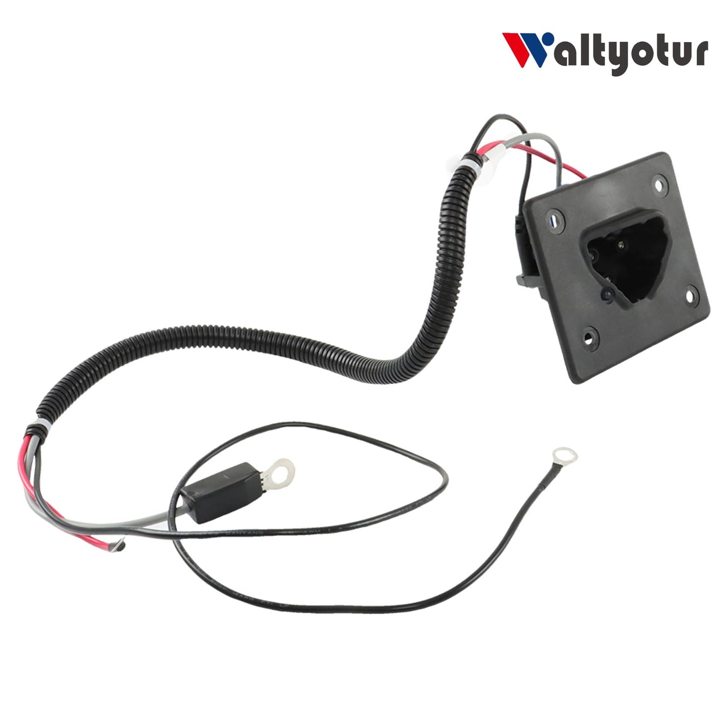 48V Battery Receptacle 602529 Replacement for EZGO TXT/RXV Golf Cart with Wires