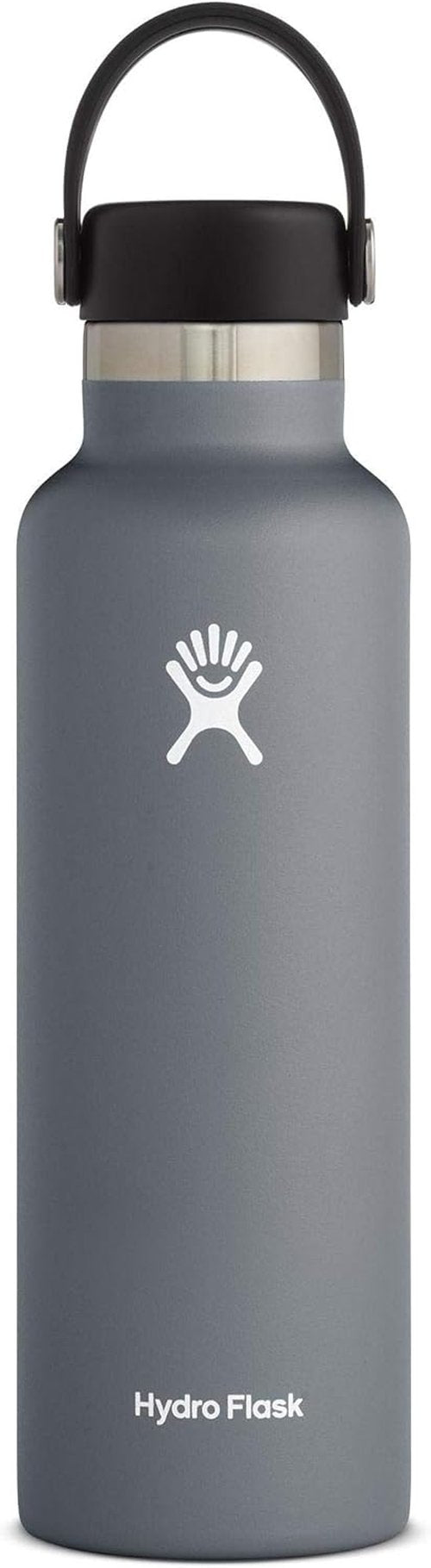Hydro Flask Water Bottle - Insulated Stainless Steel - Leakproof & Non-Spill, 21 Oz Stone