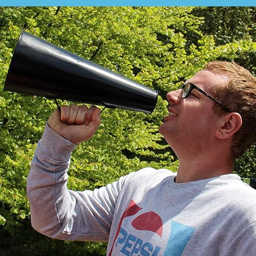 Vintage Style Large Metal Megaphone - Voice Amplifier