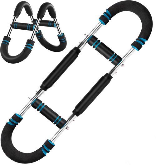 Twister Arm Trainer Adjustable 60-100lb Chest Shoulder Forearm Strength System Portable Full Body Workout Equipment for Home Gym Men Women Fitness Training