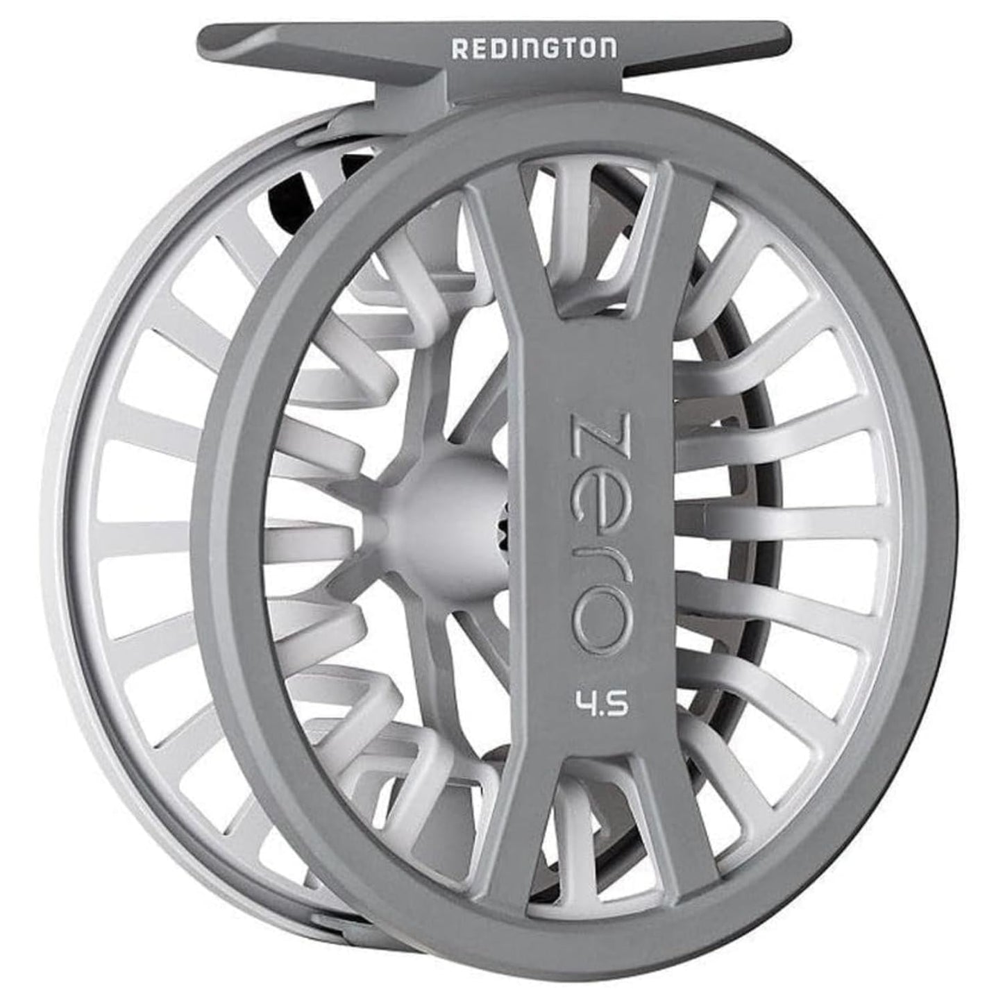 Redington Zero Fly Fishing Reel, Lightweight Design for Trout, Clicker Drag System, Wolf Grey, 2/3