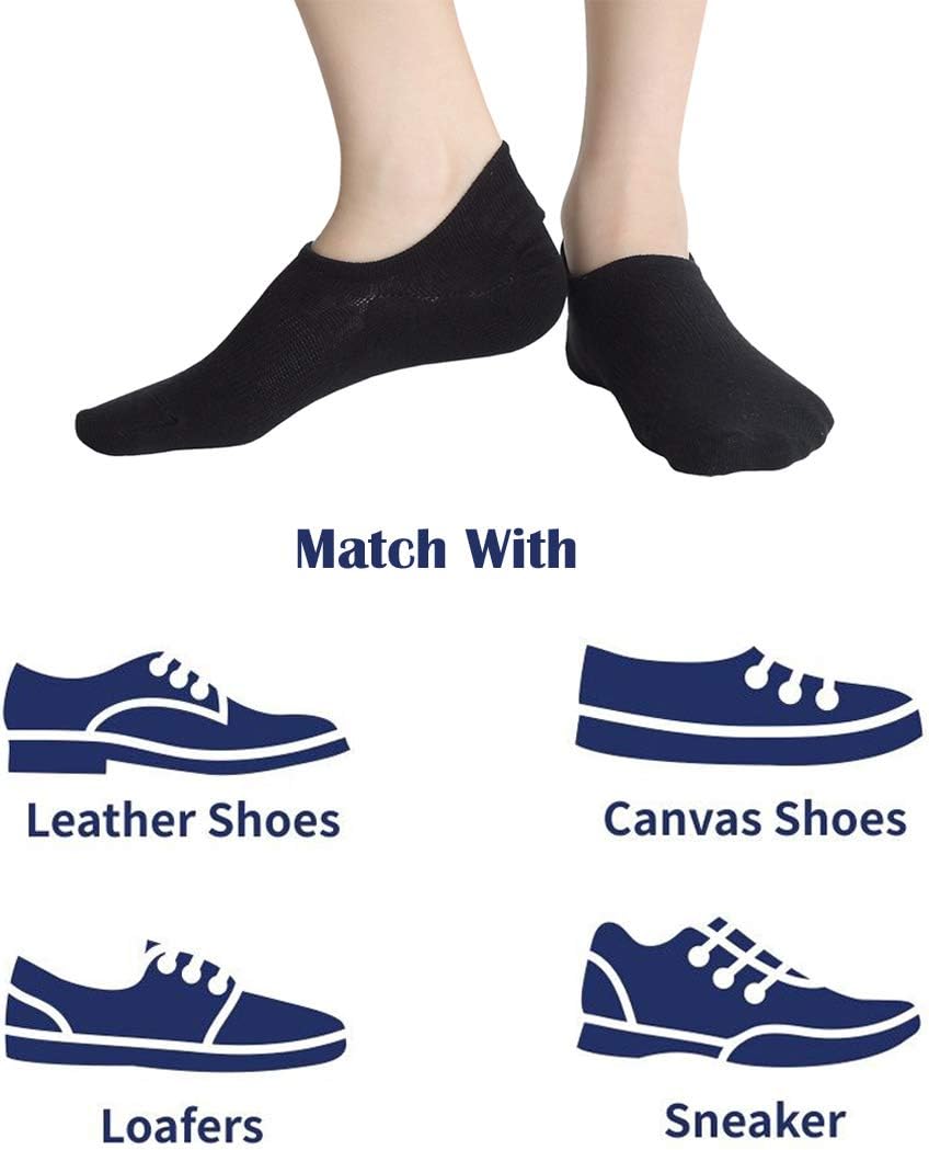 Skiennix No Show Socks for Women - Anti-Slip Low Ankle Footies for Sneakers | 6/8 Pairs
