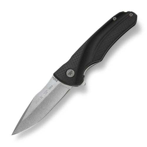 Buck Knives 840 Sprint Select, Easy Opening Ball Bearing Flipper Liner Lock Folding Pocket Knife with Removable Clip, 3-1/8" 420HC Blade
