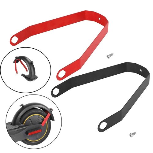 Lveofielygi Rear Mudguard Bracket for Segway Ninebot Max G30 Electric Scooter, Mudguard Support Replacement Accessories for Max G30 Scooter (Black & Red)