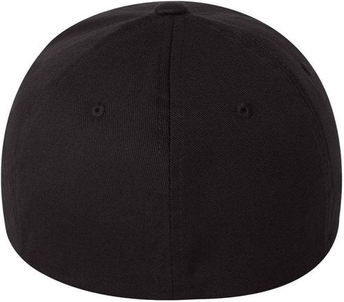Flexfit 6277 Wooly Combed Twill Cap - Classic Black Design for Ultimate Comfort and Style