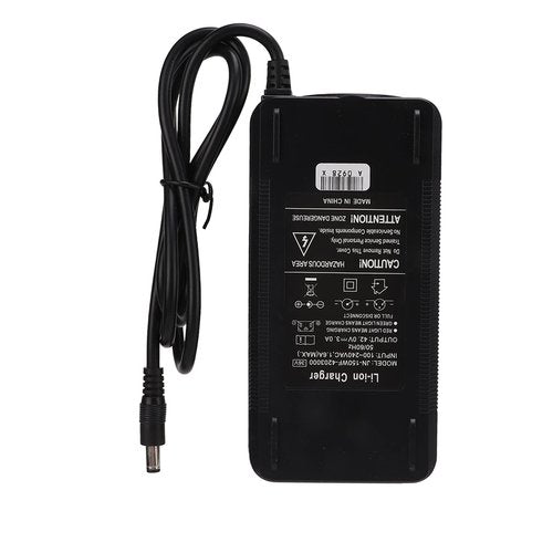 RiToEasysports Electric Scooter Battery Charger, 42V 3A Power Supply Adapter lectric Scooter Lithium Battery Charger Power Adapter with LED Indicator Compatible with Most Types of Electric (US