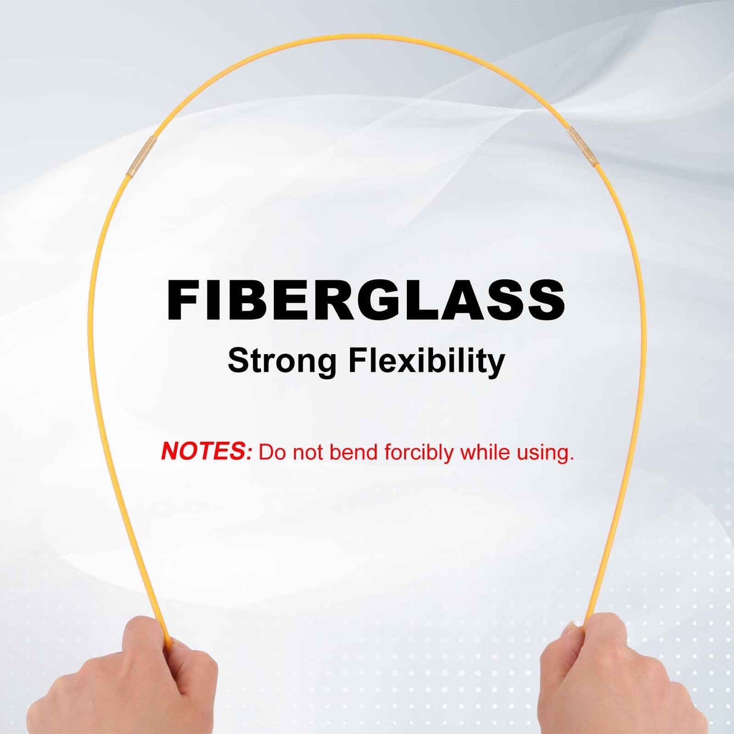 Boeray 22FT Fiberglass Running Electrical Wire Cable Pulling Fish Tape kit in a Carrying Case Through Wall Cable Snake Rods Electrical Tools Kit with Different Attachments