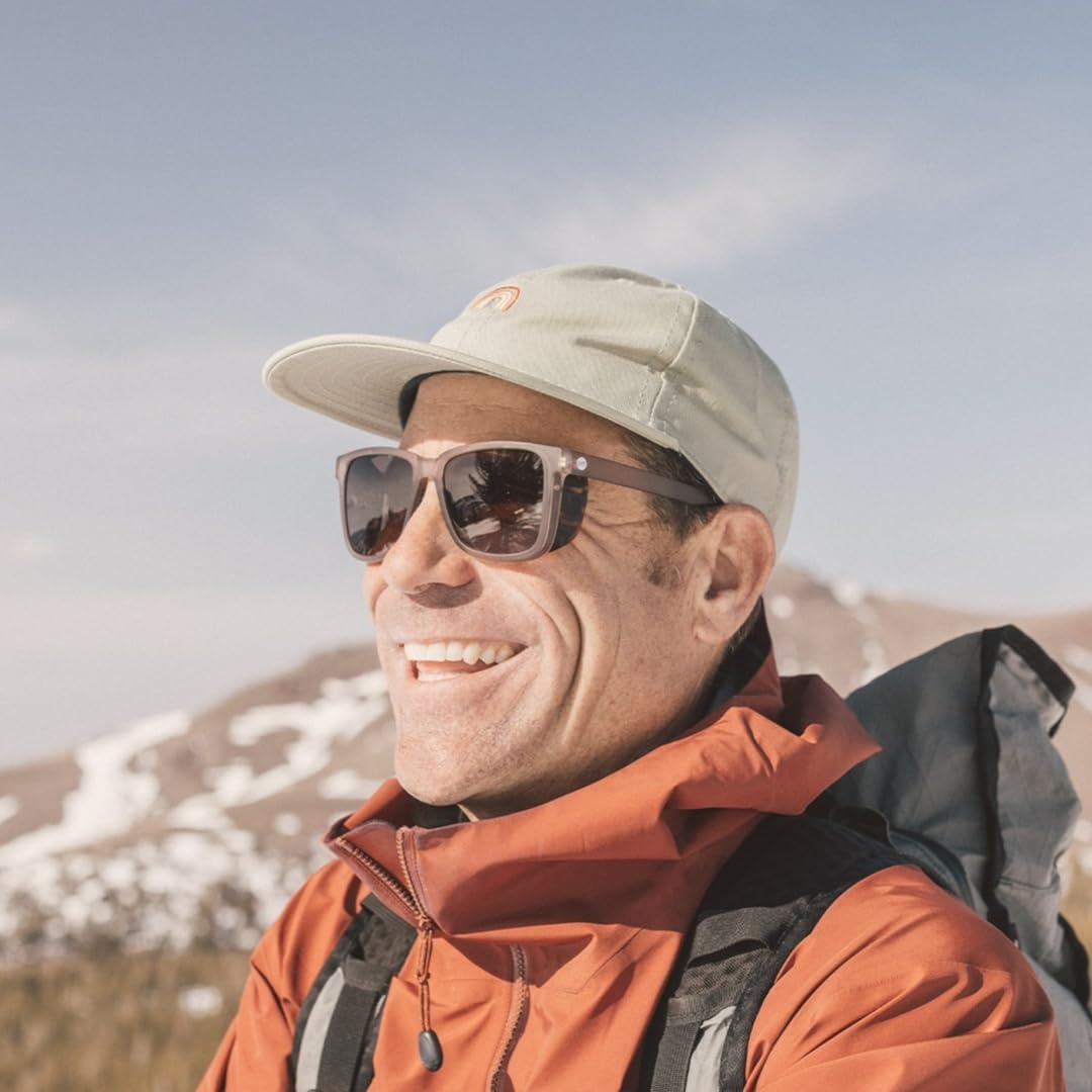 Sunski Couloir - Polarized Recycled Alpine Sunglasses (Matte Mist Amber)