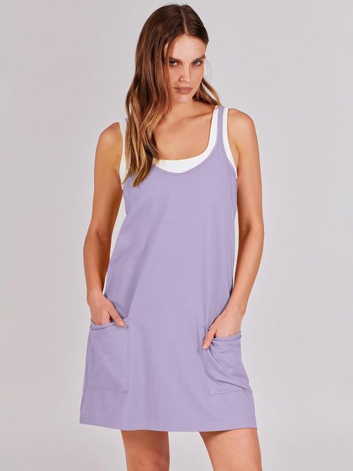 ANRABESS Women's Athletic Dress - Summer Tennis Mini Romper with Built-In Shorts | Perfect for Travel & Workouts