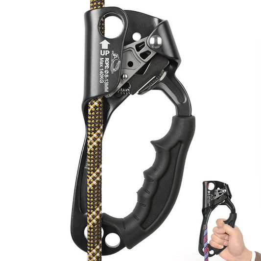 WQV Hand Ascender, Ascenders for Climbing Rope, Aluminum Alloy Climbing Gear, Tree, Rock, Mountain Climbing Rappelling, Mountaineering, Arborist, Caving Gear
