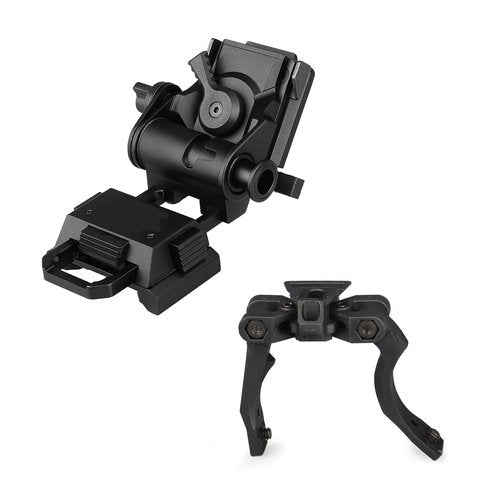 CANIS SPORT INC New Metal L4G24 Night-Vision arms Mount+POM Reinforced Upgraded Version Night Vision Bridge for pvs14 Support 2 Optical Night Visions or 1 Digital Night Vision (UK Standard)