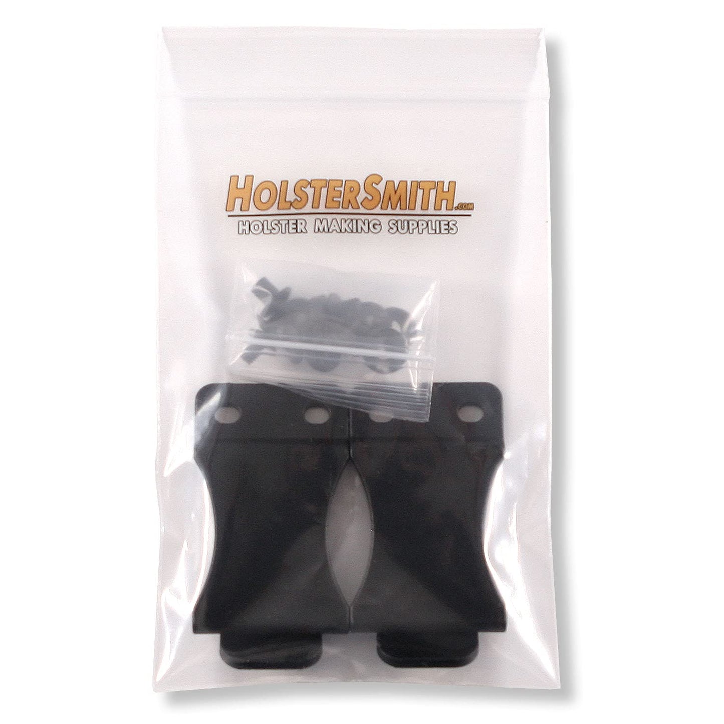 [2PCS] HolsterSmith FOMI Holster Clip for 1.50 Inch Belts – IWB/OWB with Mounting Hardware – USA Made - Adjustable Cant - for Kydex Holsters, Knife Sheaths, Inside Waistband Clips