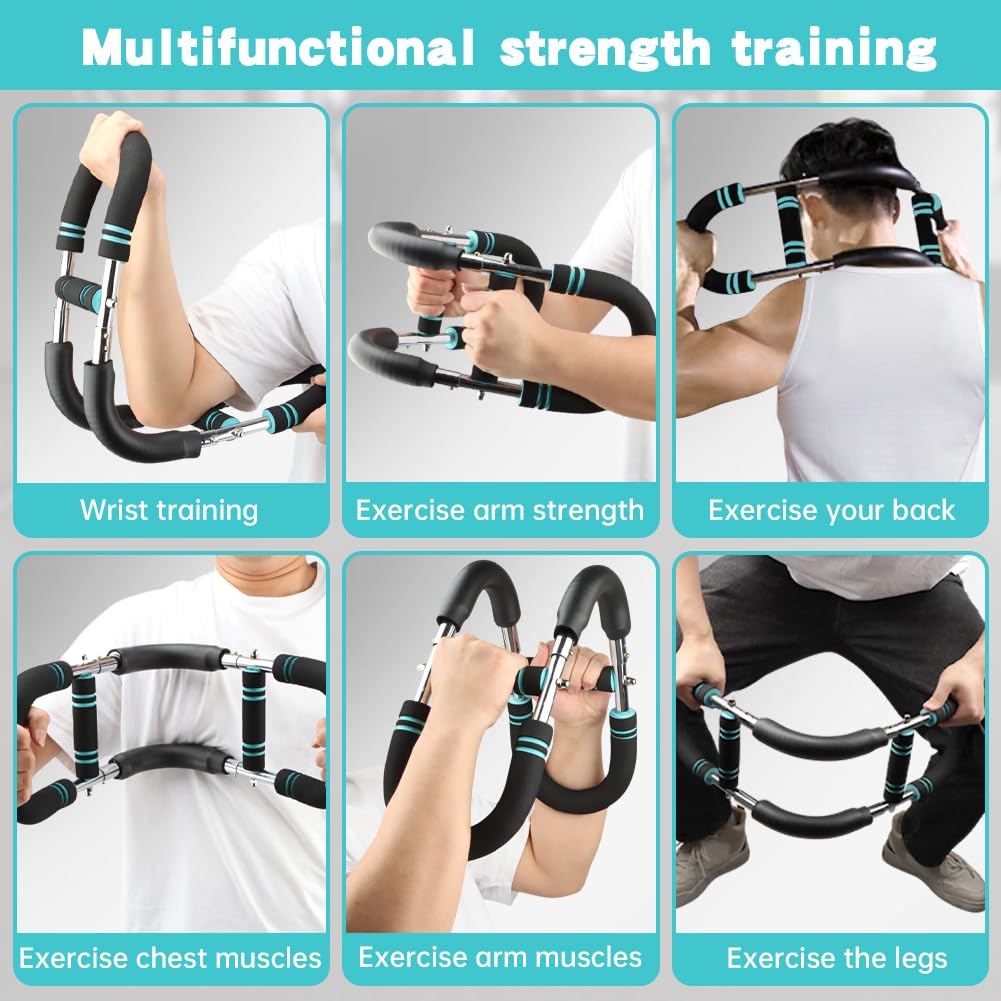 Twister Arm Trainer Chest Arm Exerciser for Men Shoulder Muscle Training Portable Workout Equipmen Resistance Home Fitness Equipment