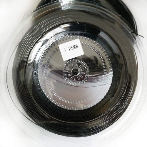 powerti Tennis String 660 Feet Or 200 Meters - Polymer 17 Gauge String-Durable, Intense Spin, Extreme Power, Feel, and Control, Black Colour
