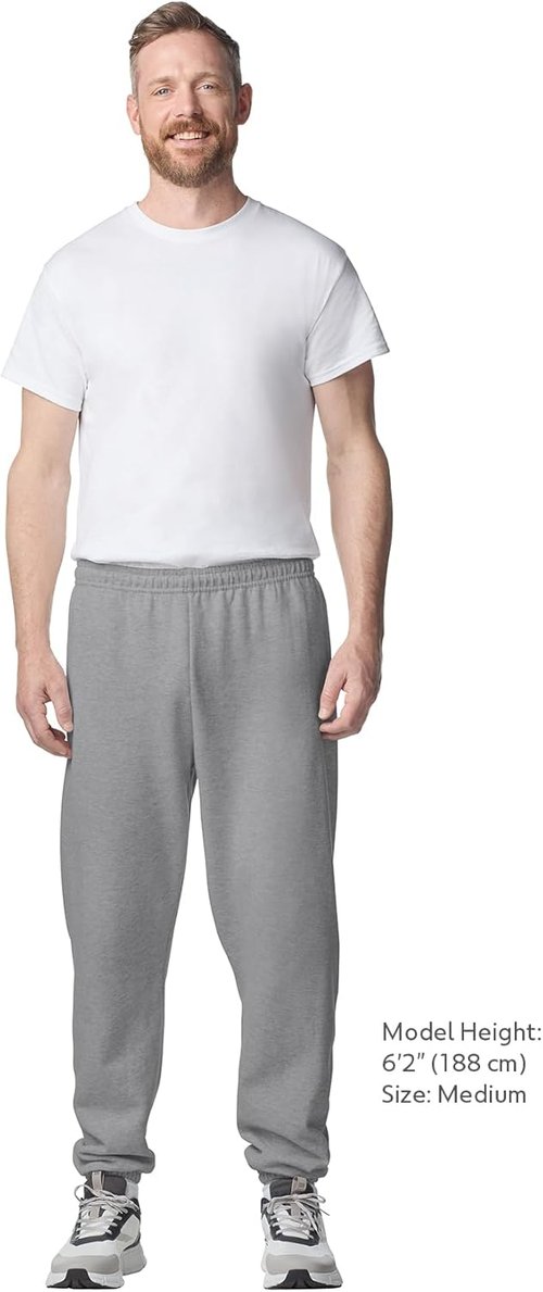 Gildan Fleece Sweatpants - Comfortable Elastic Bottoms for Adults | Style G18200