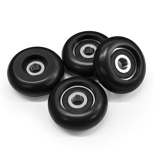 Total Gym Replacement Set Wheels/Rollers for Models 2000, 3000, and More,3000 XL, and a Few Very Early XL -Black (4 Pack)