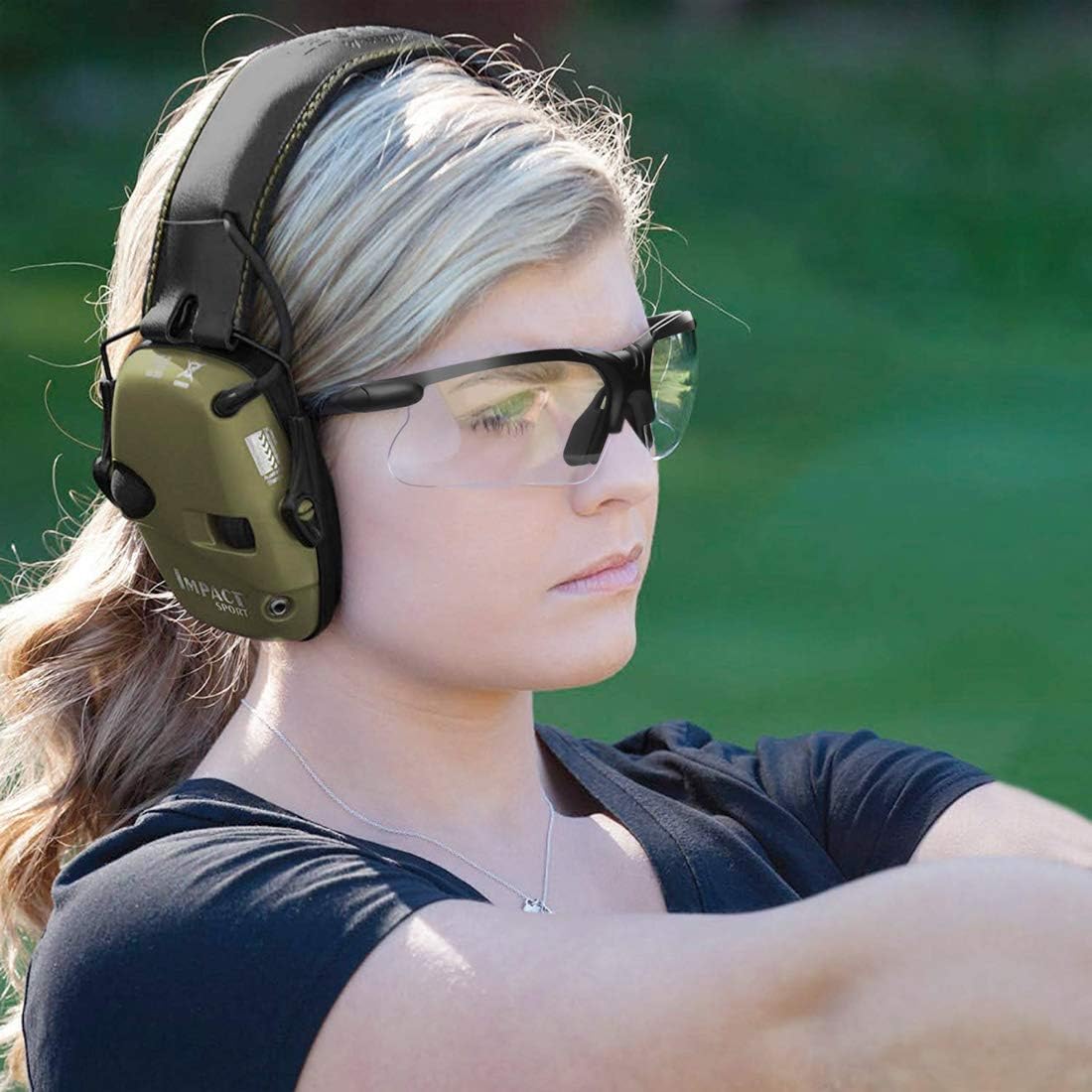 Xaegistac Shooting Glasses - Anti-Fog Safety Glasses with Case for Adults | Perfect for Hunting