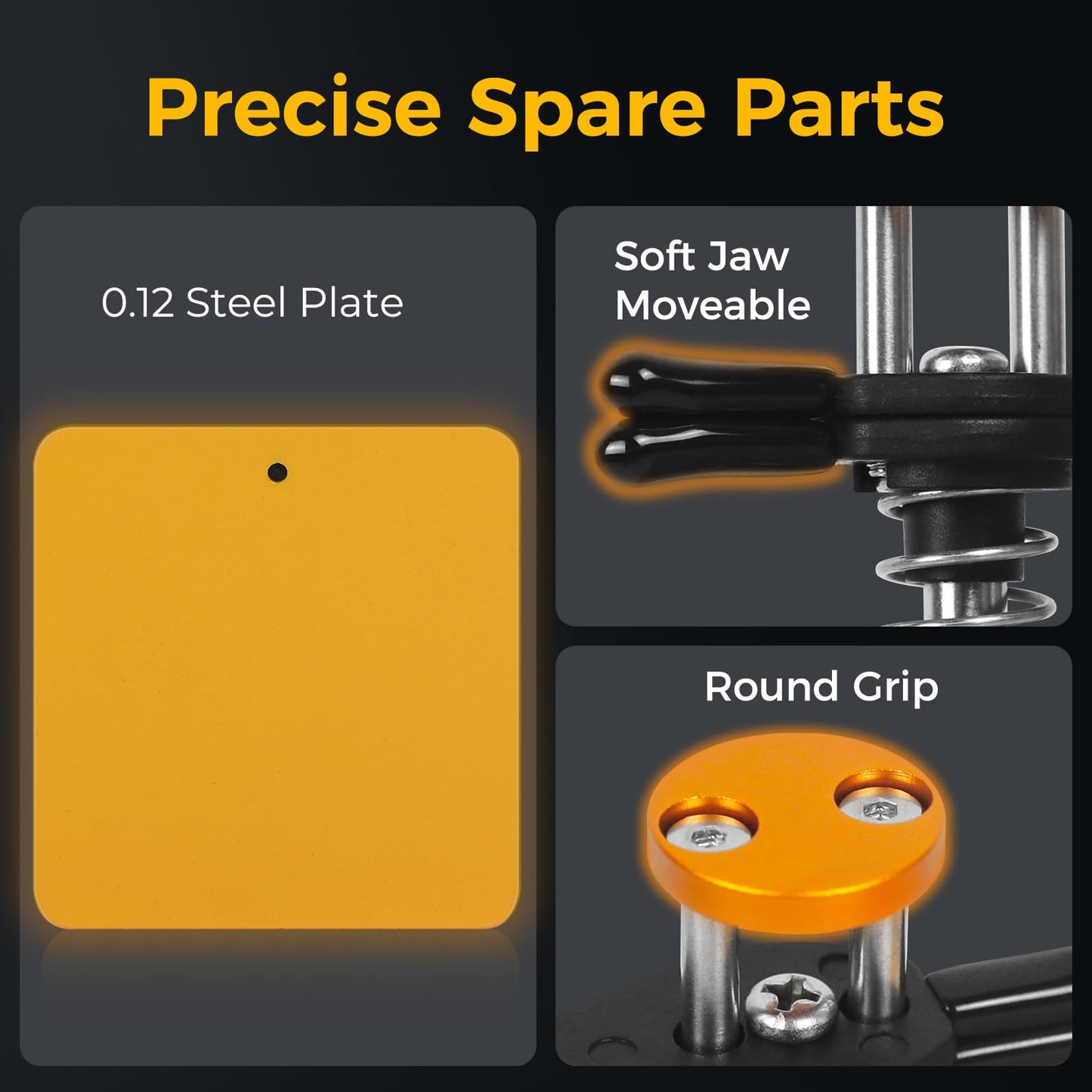 Magnetic Helping Hands Clamp Metal, Adjustable Third Hand Soldering Holder Stand For Small Electronics, Hobby DIY, Craft, PCB Repair, Precise Work, Exclusive Dual-Head Ultra-Grip